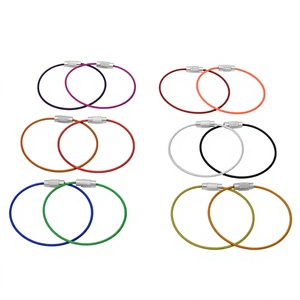 Llaveros de cable de acero inoxidable de color YIWANG diseño de moda - Product Image 1