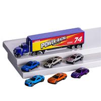 PANDAS 1:64 petite mini voiture en alliage à roue libre véhicule en métal camion en plastique coulissant moulé sous pression modèle de voiture jouet ensemble