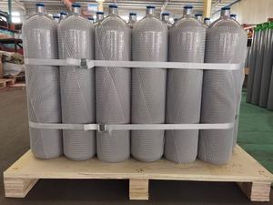 Botellas de <span class=keywords><strong>gas</strong></span> de almacenamiento de metal resistente Jaula DE SEGURIDAD Cilindros de <span class=keywords><strong>gas</strong></span> OEM Cilindro TPED 8L Cilindro ISO - Product Image 4