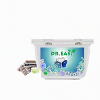 Pod Deterjen Cuci Pakaian Ramah Lingkungan Sekali Pakai untuk Air Dingin 3 in 1, Gel Beads Hemat Energi, Siklus Cuci Cepat, Aroma Floral