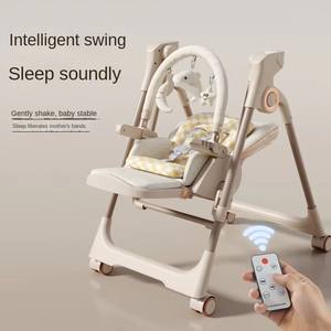 2025 Elektrische <span class=keywords><strong>2</strong></span>-in-1 Hoge Schommelstoel Multifunctionele Wiege-Eetstoel voor Baby's en Kinderen van Kidilo Kinderstoel Fabriek - Product Image 2