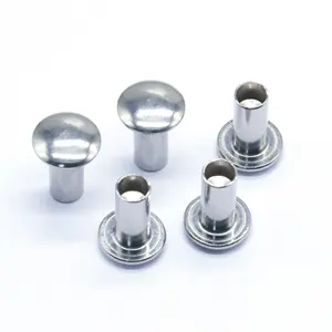 Factory Direct Price Various Customized Rivet Stainless Steel Round Head Semi Tubular Rivets