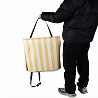Chaise de plage imperméable de haute qualité, tissu moderne, chaise de plage pliable pour pique-nique en plein air avec dossier