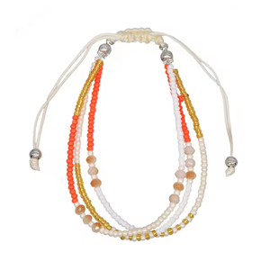 Bracelet d'amitié punk fait main en perles, ethnique et coloré, avec breloque en perles de rocaille, unisexe, idéal pour la plage ou comme cadeau – Grande Vente - Product Image 3