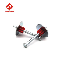 Clavos de Fijación con Rosca PDW con Arandela de 1" 1-1/4" 1-1/2" para Fijación de Aislamiento