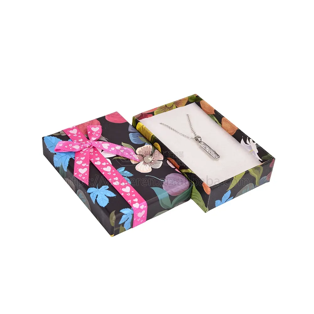 blumenmuster papier brett fliege papier box bekleidung kleid schuhe verpackung box großhandel fabrikgefertigt