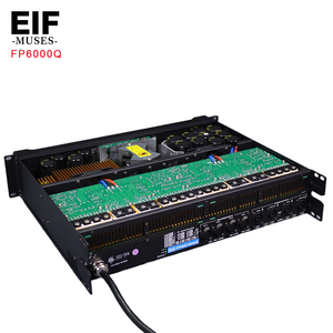 Amplificador de Potencia Profesional EIF FP6000Q de 6000W y 4 Canales, Amplificador de Audio Estéreo para Escenario, Montaje en Rack Metálico, Entrada y Salida XLR - Product Image 2