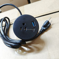 Nouvelle prise intégrée américaine de bureau avec support encastré de charge rapide USB C personnalisé de haute qualité 20W pour œillet d'alimentation de bureau de meubles
