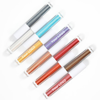 OCHAIN mode nouveau fard à paupières liquide pigmenté 12 couleurs Logo personnalisé ombre à paupières facile à porter liquide maquillage des yeux en gros