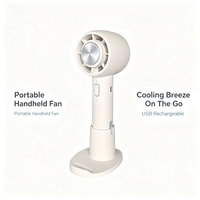 Ventilateur portable d'extérieur étanche avec lumière, compresse froide suspendue, mini-refroidisseur électrique USB rechargeable pour voiture
