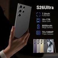 TAYA Oem S24 ultra S24 Celul Original 5G S24 ULTRA Smartphone Android Baru 7.3 inci 5G 16GB 1TB Ponsel dengan Stylus