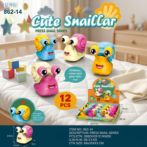 Cute Snail Walking Cartoon Press Friction <b>Toy</b> Plastic Slow Motion <b>Bug</b> <b>Toy</b> for Kids Ages 2-4 - Product Image 2
