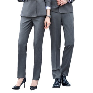 <span class=keywords><strong>Pantaloni</strong></span> da Completo Uomo/<span class=keywords><strong>Donna</strong></span> Primaverili/Autunnali Nuovi, a Gamba Dritta, Antipiega, Slim Fit, a Vita Alta, Casual ed Eleganti - Product Image 5