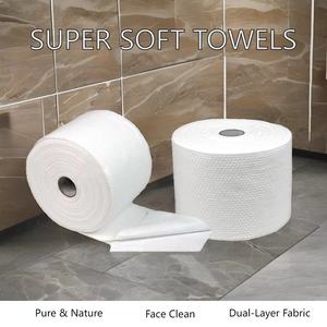 ม้วนผ้า2ชั้นแบบนุ่มพิเศษม้วนเป็นศูนย์นอกจากนี้ผ้าเช็ดตัวสำหรับทำความสะอาด16ม. สำหรับเครื่องผลิตผ้าเช็ดปากแบบเปียกจากโรงงานจีน - Product Image 5