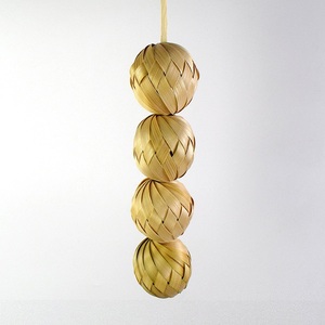 Mini Small Bamboo Ball Handmade Woven Small Play Piece Toy Creative Decorative Bamboo Crafts