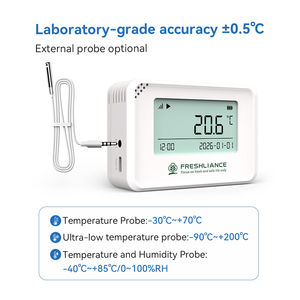 เครื่องบันทึกข้อมูลบนระบบคลาวด์ Wi-Fi 4G พร้อมแอปตรวจสอบระยะไกลสำหรับเซ็นเซอร์วัดอุณหภูมิความชื้น - Product Image 5