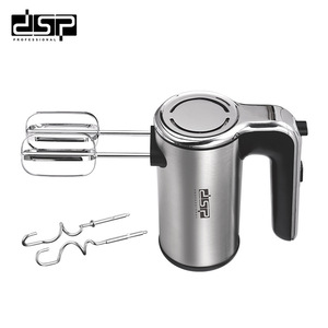 Mixeur électrique portatif Dsp en acier inoxydable KM2073 avec fouet et crochet pétrisseur pour usage domestique - Product Image 1