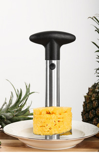 Outils de cuisine d'été populaires outils de cuisine bon marché en acier inoxydable manuel fruits ananas carottier trancheuse éplucheur d'ananas - Product Image 5
