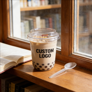 Vaso Redondo de Plástico de 32oz con Tapa para Camping, Té Boba, Bebidas - Product Image 5