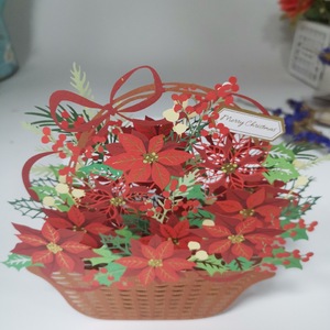 Kişiselleştirilmiş Pop up kuzey kutup işareti kart 3D noel özelleştirilebilir toplu - Product Image 3