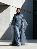 Abaya musulmane élégante brodée sur mesure, vert foncé, avec strass, manches longues, robe de soirée modeste pour l'été et l'automne, mariage, Eid, Ramadan