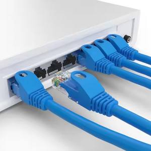 Câble Ethernet CCA Cat6 Cat5e Patch Cord UTP avec gaine en PVC et connecteur RJ45 pour communication réseau intérieure - Product Image 5