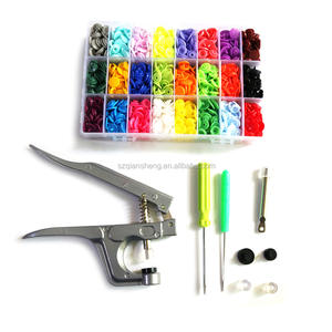 Pince à presser en métal pour boutons-pression T3, <span class=keywords><strong>T5</strong></span>, T8, pince à presser pour boutons-pression + 150 pièces de boutons-pression en résine plastique <span class=keywords><strong>T5</strong></span> pour couches lavables - Product Image 5