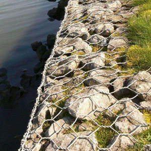 Malla de Alambre Galvanizado en Caliente con Recubrimiento de PVC para Muros de Contención de Roca, Cestas Hexagonales Cuadradas Soldadas Tipo Gabion, Tamaño Personalizado - Product Image 4