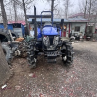 Tracteur d'occasion Lovol 804, 4x4, 80 CV, moteur diesel 4 cylindres Weichai/Quanchai, boîte de vitesses, faible consommation d'énergie