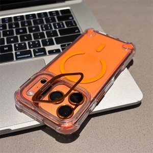 Funda Magnética de Lujo para iPhone 17 Pro Max, Antigolpes, con Protección de Cuatro Esquinas y Soporte Metálico para Lente, Compatible con Apple 16 - Product Image 1