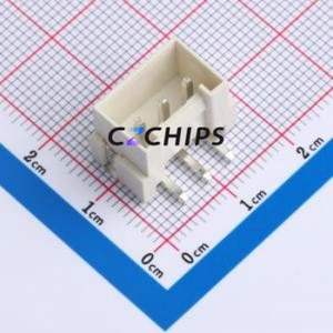 BX-VH3.96-3PLT Wire-to-Board Pin Header SMD,P=3.96mm Connector 1x3P 3.96mm Vertical Mount VH - Product Image 1