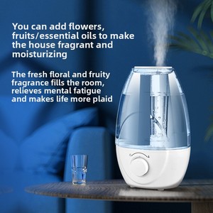 Household Electric Plastic Silent Ultrasonic <b>Humidifier</b> Aromatherapy 2.1L Capacity Portable Desktop Student Gift 1 Year - Product Image 4