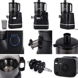 Extracteur de jus lent électrique avec lame en acier inoxydable, moteur DC, fonction de marche arrière, utilisation domestique, fonctionnement en anglais - Product Image 2