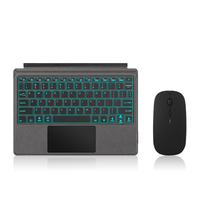 Housse de clavier sans fil RUIDIAN avec pavé tactile pour Microsoft Surface Go 1 2 3 en matériau PU