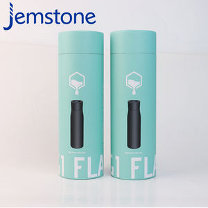 100% reciclado, biodegradable, superventas, caja cilíndrica de cartón impresa personalizada, embalaje de tubo de papel - Product Image 1