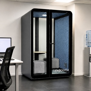 Cabina <span class=keywords><strong>de</strong></span> estudio portátil <span class=keywords><strong>de</strong></span> alta calidad con reducción <span class=keywords><strong>de</strong></span> <span class=keywords><strong>ruido</strong></span> <span class=keywords><strong>de</strong></span> 33dB, ISO 23351, montaje rápido en 35 minutos, <span class=keywords><strong>para</strong></span> campus universitarios, venta al por mayor - Product Image 2