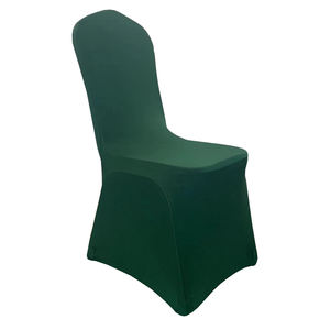 Housse de chaise universelle élastique de qualité supérieure en spandex <span class=keywords><strong>vert</strong></span> émeraude pour les fournitures de mariage - Product Image 1
