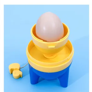 Zenidoo L-368 Egg Beaters Plastic PP Manual Portable Multipurpose Egg Yolk Shaker Gadget Mixing Whisk Spin Mixer Stir <b>Maker</b> - Product Image 3