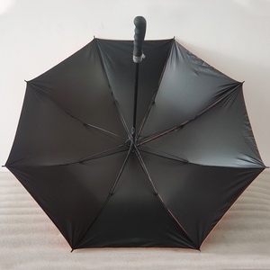 Parapluie de golf droit en pongé de haute qualité, <span class=keywords><strong>orange</strong></span>, grande protection UV, avec logo promotionnel imprimé, 30 pouces, <span class=keywords><strong>fibre</strong></span> de verre - Product Image 3