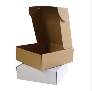 Tùy Chỉnh Đầy Đủ Màu Sắc Gấp Máy Bay Kraft Hộp Giấy Các Tông Sóng Với Miếng Bọt Biển Lót Cho Thư Bao Bì - Product Image 2