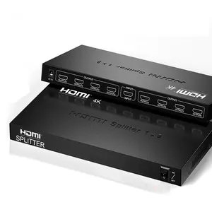 4K 1X8 1 ב 8 החוצה אודיו וידאו ממיר ספליטר HDMI 8 יציאת עבור DVD PS3 PS4 מצלמה מחשב נייד מחשב לטלוויזיה צג תצוגה מרובה