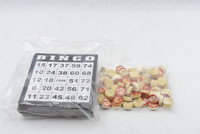 Taizhou chanceux jeu jouet bingo machine En Bois Rouge Bingo Puce Ensemble jeu de Bingo