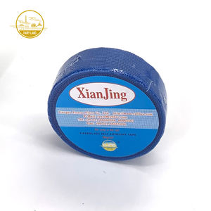 XIANJING เทป <span class=keywords><strong>Drywall</strong></span>,กาวตาข่ายไฟเบอร์กลาสกว้าง2.5-25ซม. สีฟ้า - Product Image 4