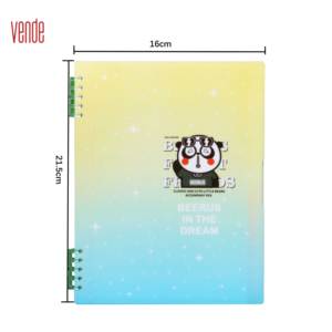 Nhà Máy Trực Tiếp Bán Buôn A5 Phim Hoạt Hình Dễ Thương Shell Loose-Leaf Máy Tính Xách Tay Sáng Tạo Minh hoạ In Bìa Giấy Cho Sinh Viên - Product Image 2