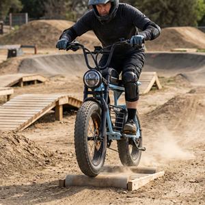 จักรยานเสือภูเขา Fat Tire พร้อมดิสก์เบรกไฮดรอลิก, จักรยานครุยเซอร์สำหรับฝึกซ้อมทักษะในพื้นที่จักรยานพาร์ค - Product Image 4