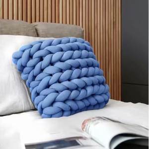 Fil de coton géant en tube de 250g/pelote, haute résistance, 3 cm, pour tricot à la main, <span class=keywords><strong>coussin</strong></span> et lit, approvisionnement direct usine - Product Image 6