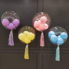 <span class=keywords><strong>Party</strong></span> dekorationen klare runde Bobo Globo Bubble Ballons 24 Zoll Großhandel - Product Image 4