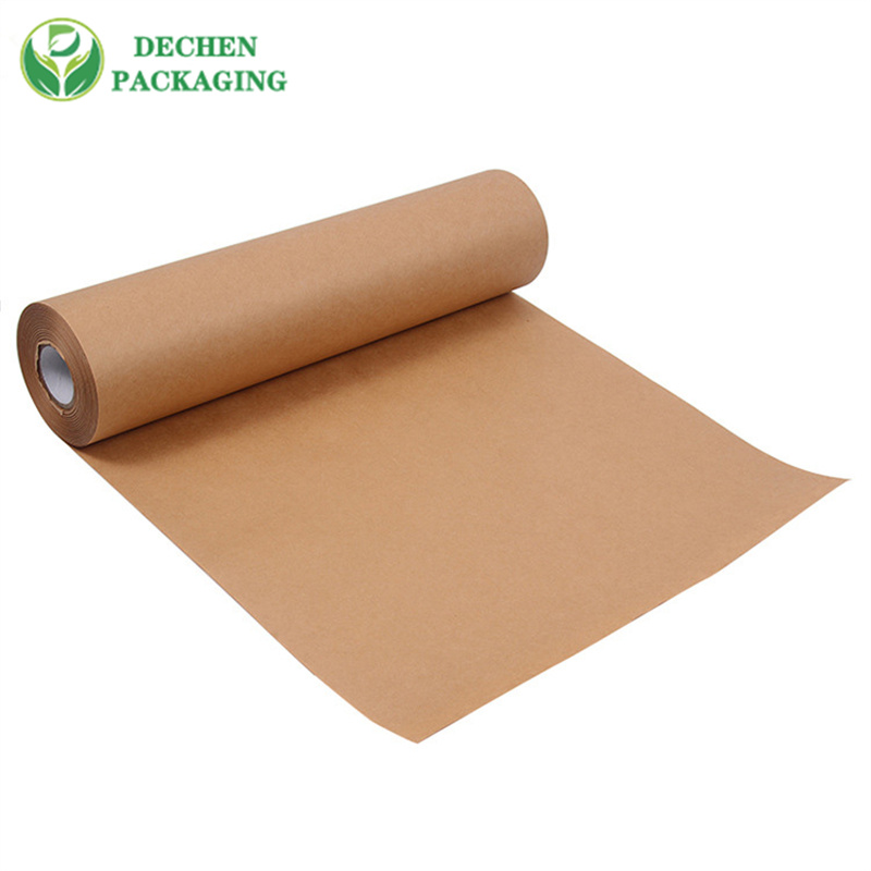 Raw Rolling Papers - Plain PE Coated Brown Craft Roll, Printed 80gsm Kraft Paper for Sugar