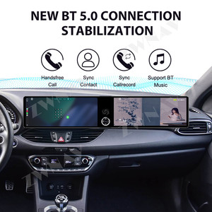 Autoradio stéréo ZWNAV Android 12.3+12.3 pouces pour <span class=keywords><strong>Hyundai</strong></span> I30 2017-2018 avec enregistreur radio automatique Carplay GPS Navigation DSP - Product Image 3