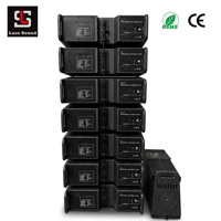 Système audio de scène professionnel LA-1 6,5 pouces de haute qualité, 300 W RMS, double haut-parleur de 6,5 pouces, certifié CE RoHS